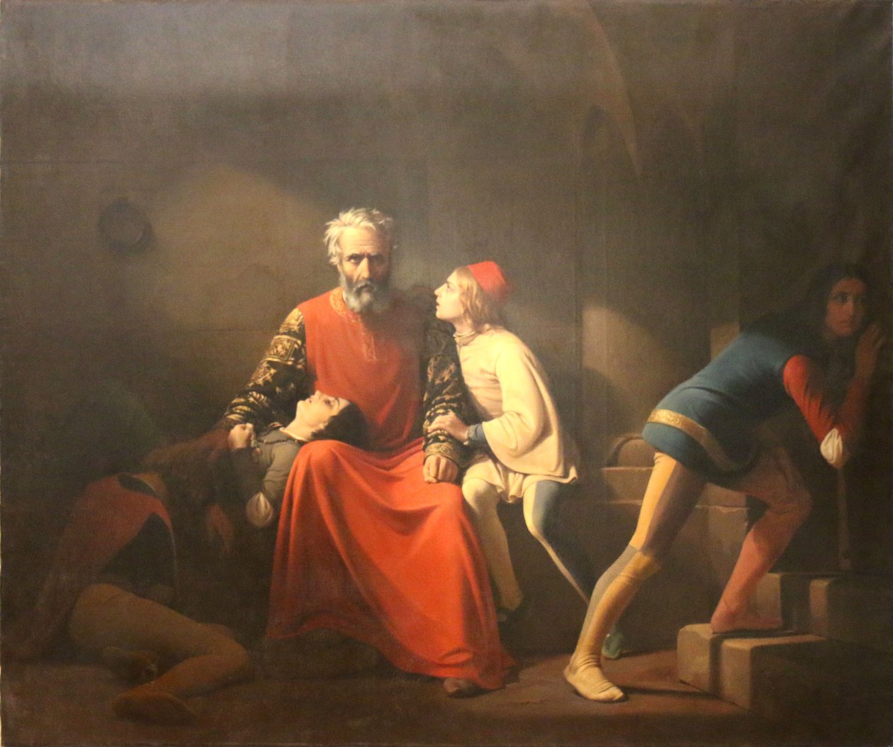 Ugolin e seus filhos de Émile Vernet Lecomte