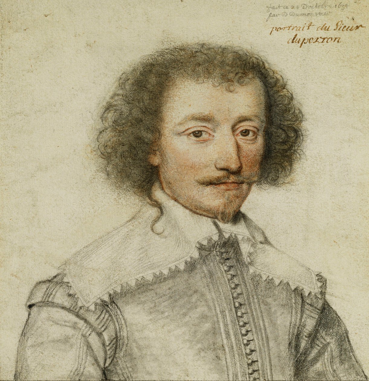 Retrato de Pierre Le Hayer Duperron, 1634 de or Dumoustier Dumonstier