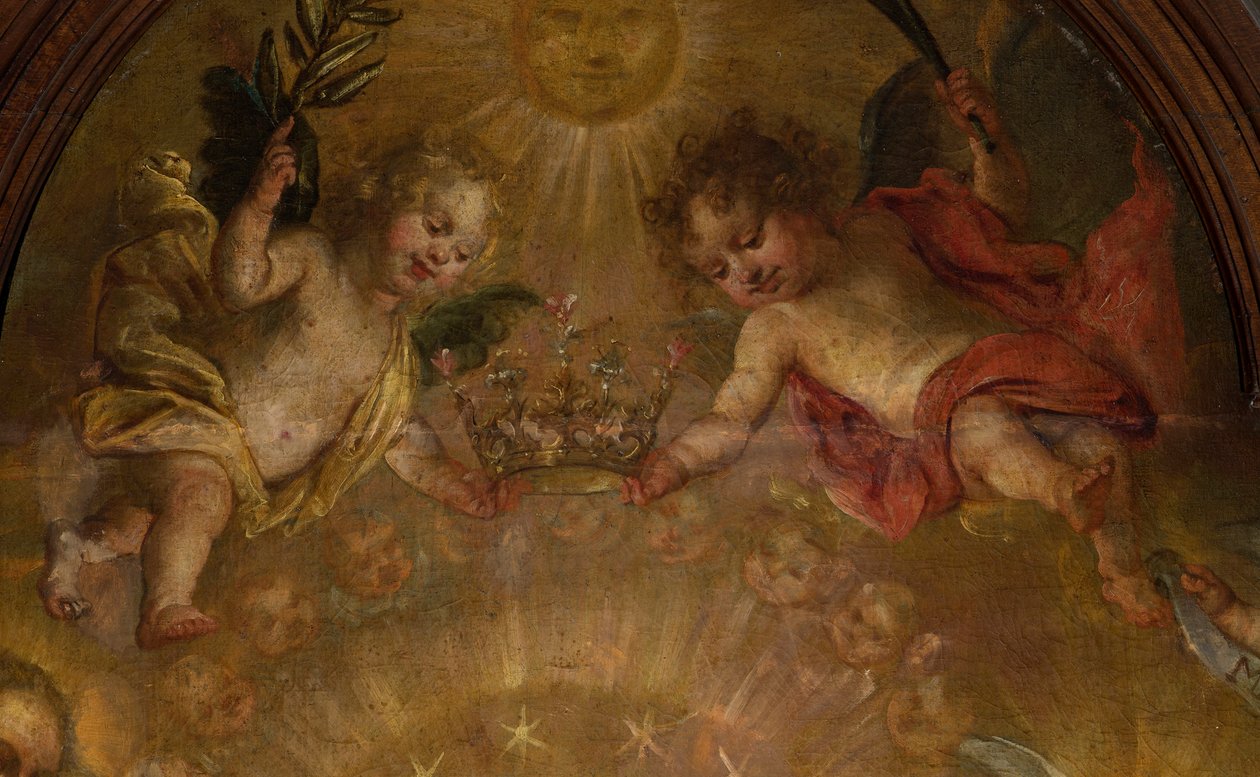 Igreja paroquial (Igreja de Santa Walburga). quadro. Nicolas De Liemaeckere. de or Liemaecker Nicolaas de Liemakere