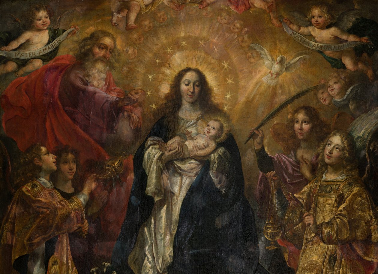 Igreja paroquial (Igreja de Santa Walburga). quadro. Nicolas De Liemaeckere. de or Liemaecker Nicolaas de Liemakere