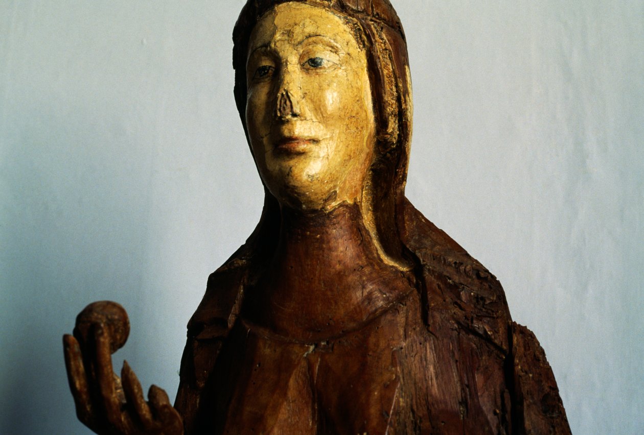 Figura feminina, estátua de madeira de Unbekannt Unbekannt