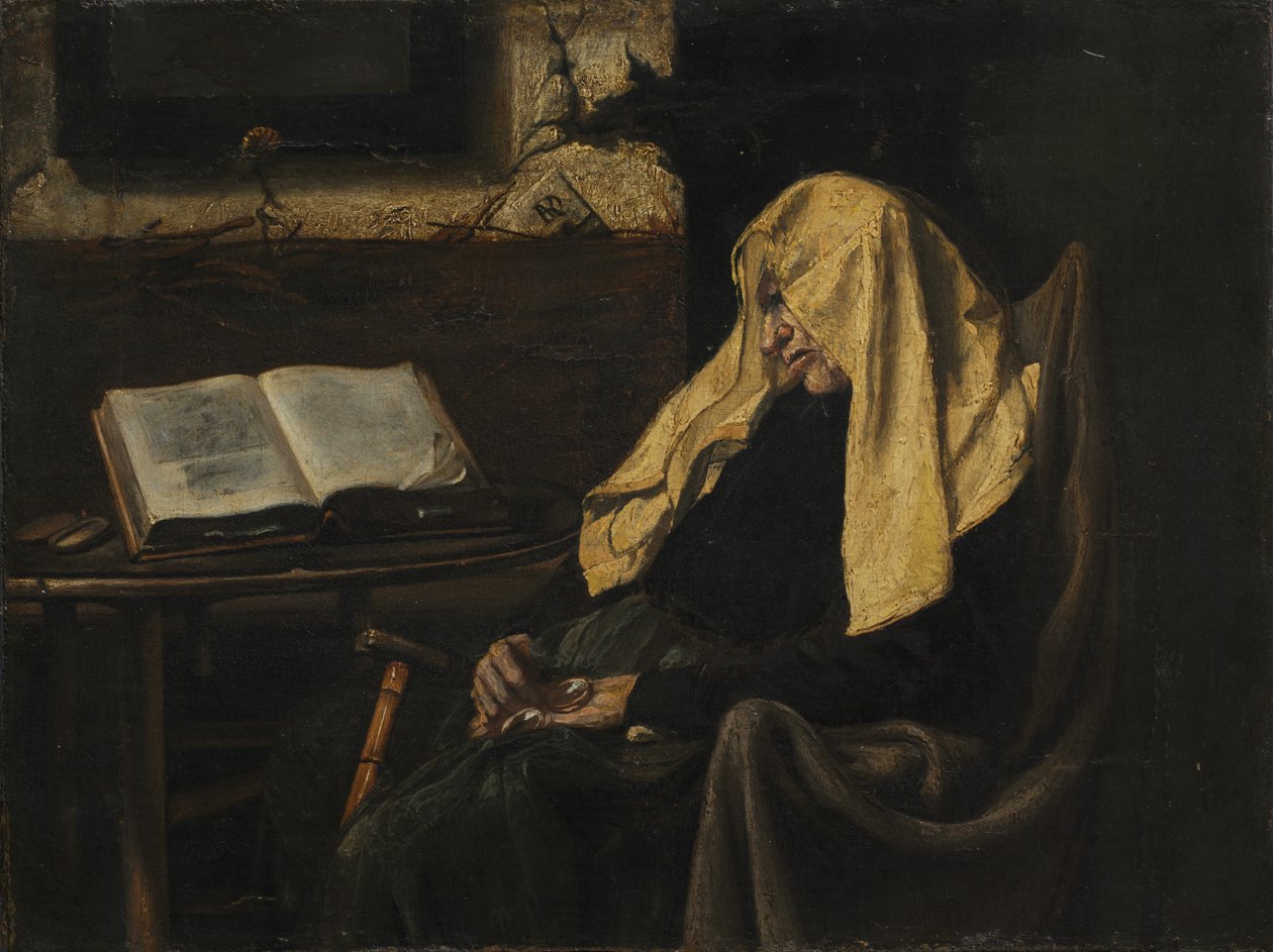 Velha dormindo de possibly France, mid 19th Century