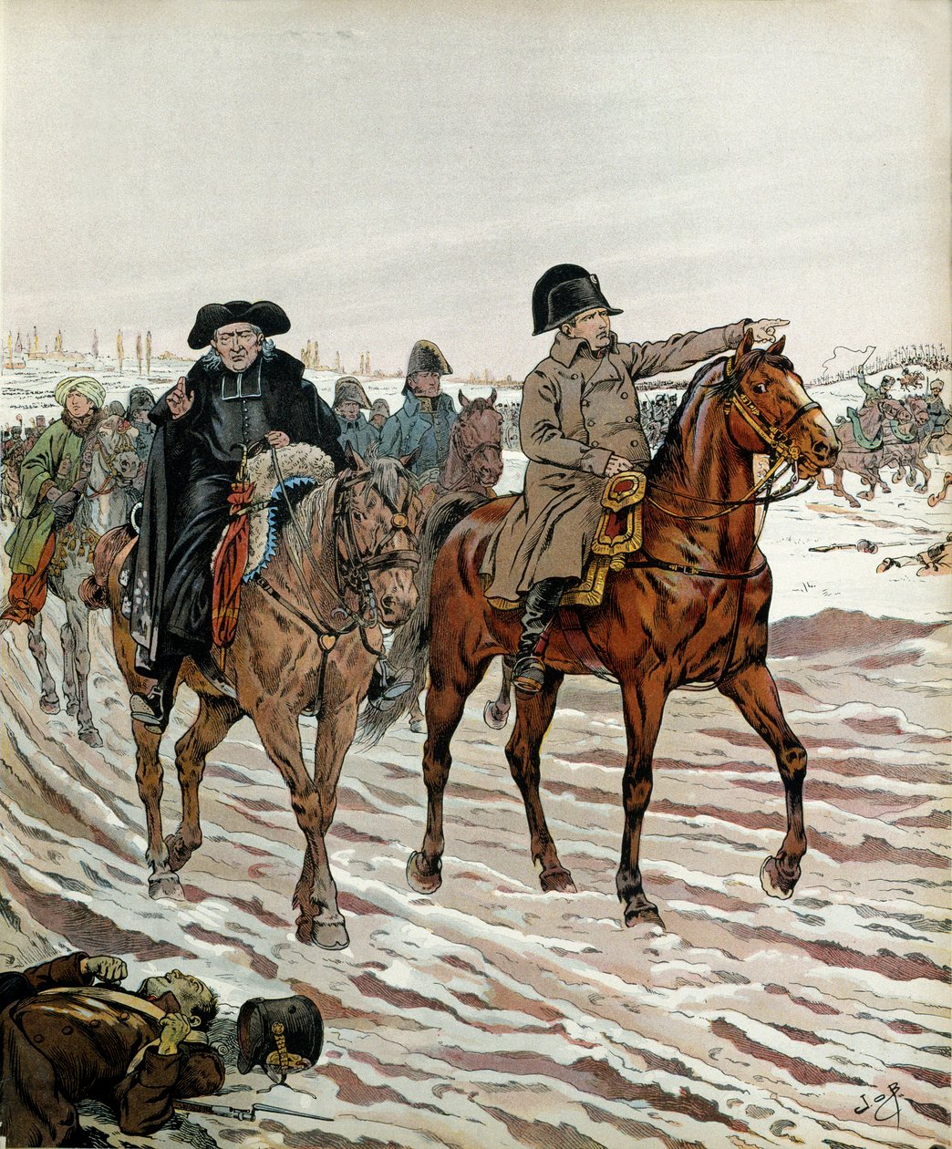 Durante a campanha francesa, após a Batalha de Brienne, em 29 de janeiro de pseudonym for Onfray de Breville Jacques Job