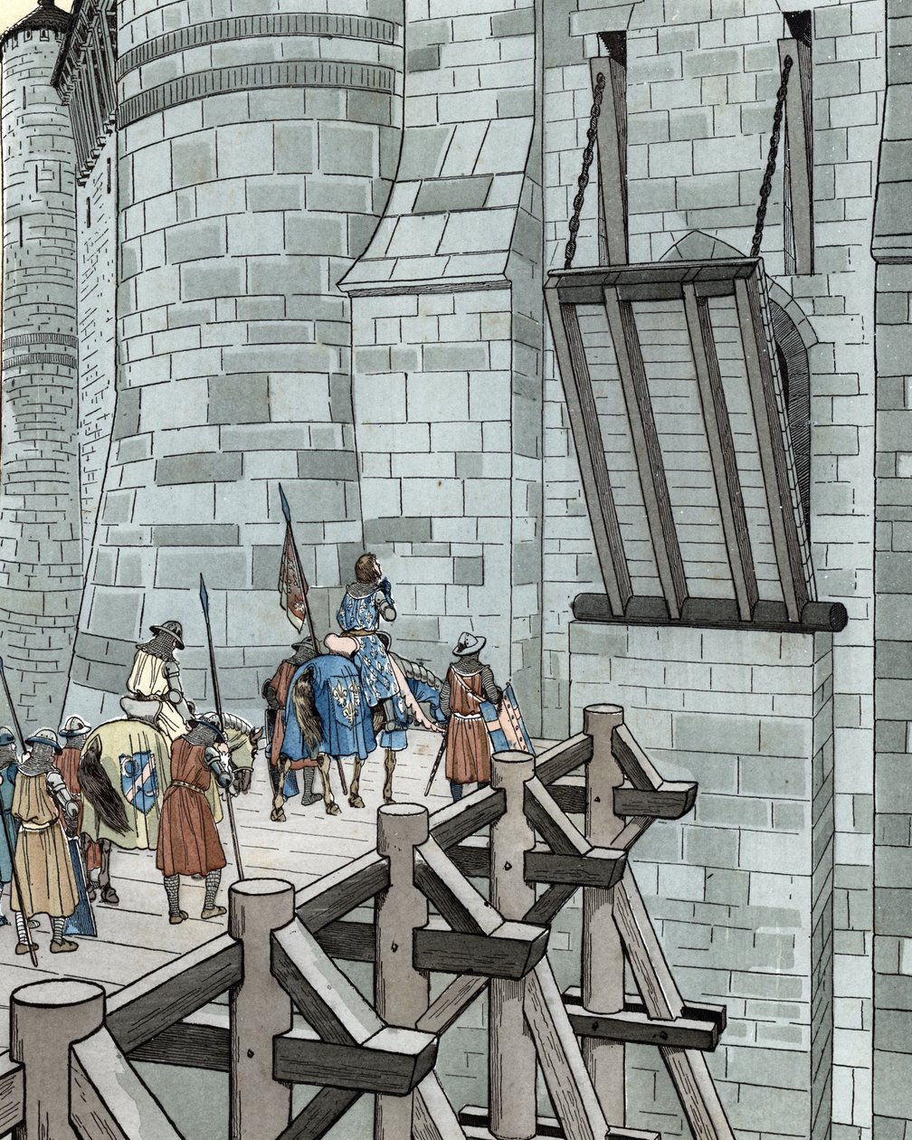Guerra dos Cem Anos: Philippe VI de Valois pede asilo no Château de Broye (1346) de pseudonym for Onfray de Breville Jacques Job