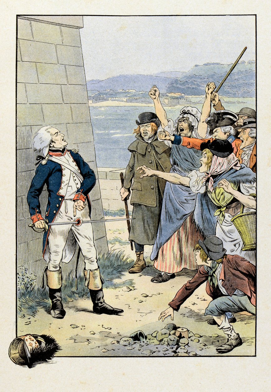 Em cativeiro a Plymouth, Theophile Malo Corret de La Tour (ou Latour) d