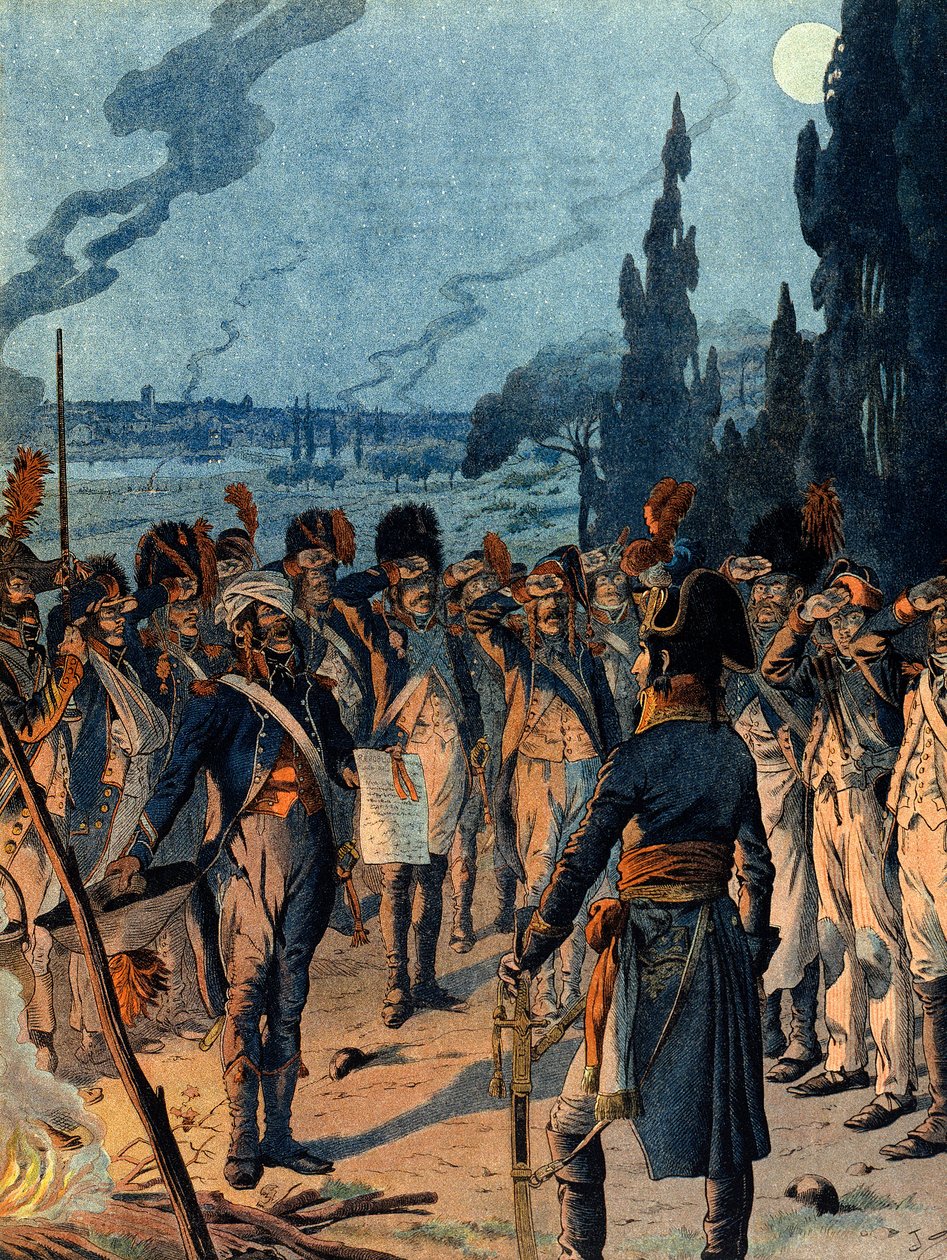 Campanha Italiana: Na noite da Batalha de Lodi, 10 de maio de pseudonym for Onfray de Breville Jacques Job