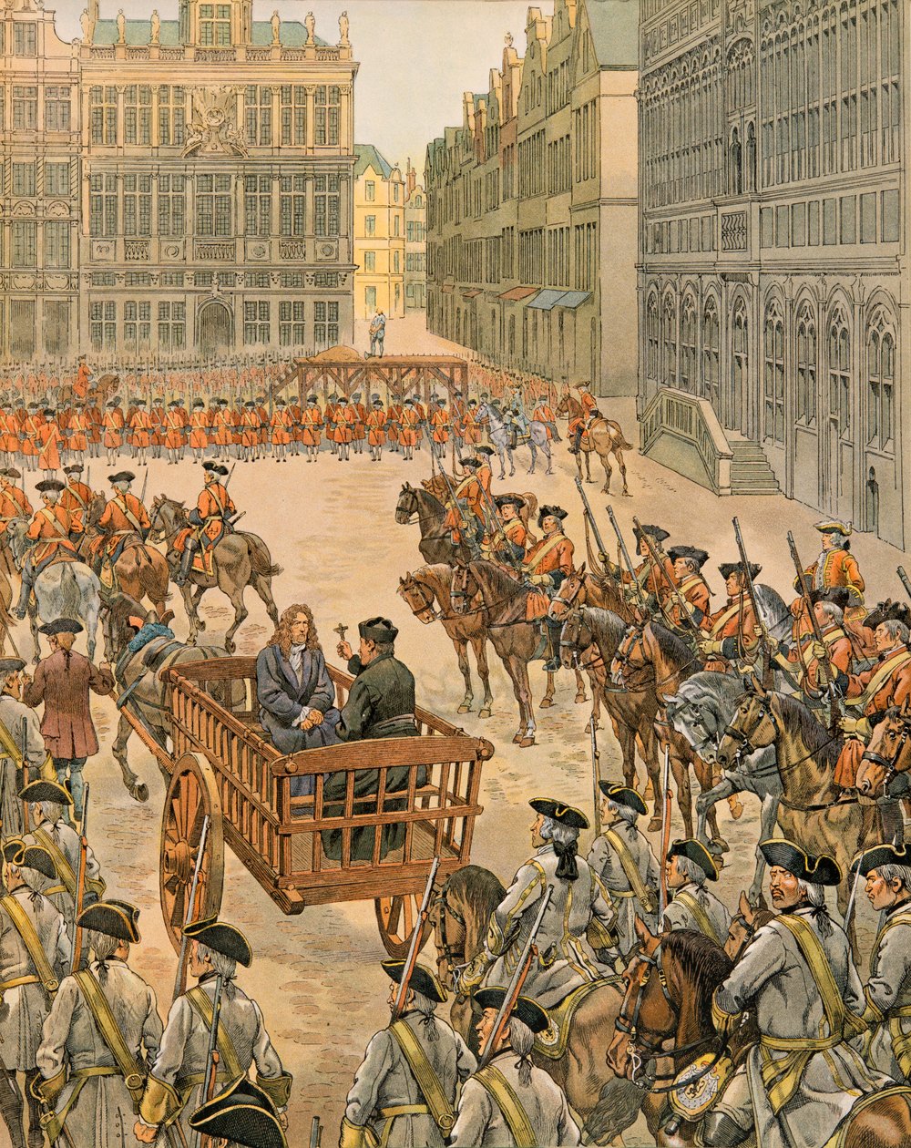 Jacques Marie Gaston Onfroy de Breville dit JOB (1858-1931) - História da Bélgica: François Annessens (1660 - 1719), decano das quatro coroas e mestre da fábrica do hospital São João, acusado de ser o instigador dos emeutes em 1717 e dec de pseudonym for Onfray de Breville Jacques Job