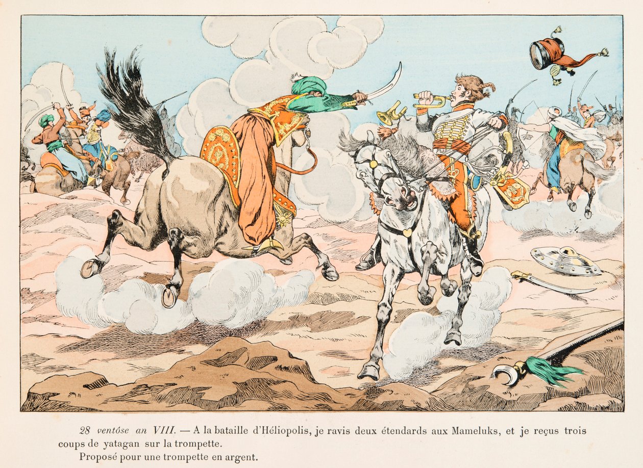 Jacques Marie Gaston Onfroy de Breville dit JOB (1858-1931) - Hussard durante a Campanha Egípcia (1798-1801) sob Napoleão Bonaparte, Coleção Particular de pseudonym for Onfray de Breville Jacques Job