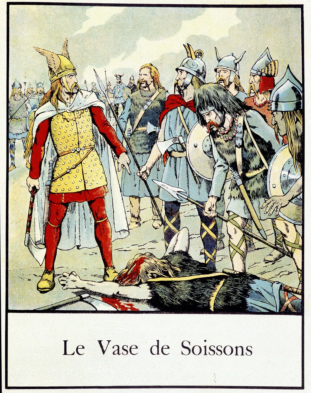 O Vaso de Soissons - em "Petite histoire de France" de Jacques Bainville, ed. Mane de pseudonym for Onfray de Breville Jacques Job