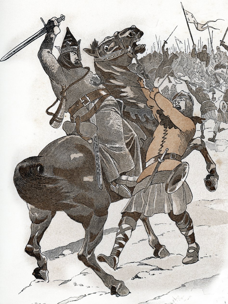 Louis VI le Gros na Batalha de Bremule (1119) "Não aceitamos o Rei de França, nem na guerra nem no xadrez"! de pseudonym for Onfray de Breville Jacques Job