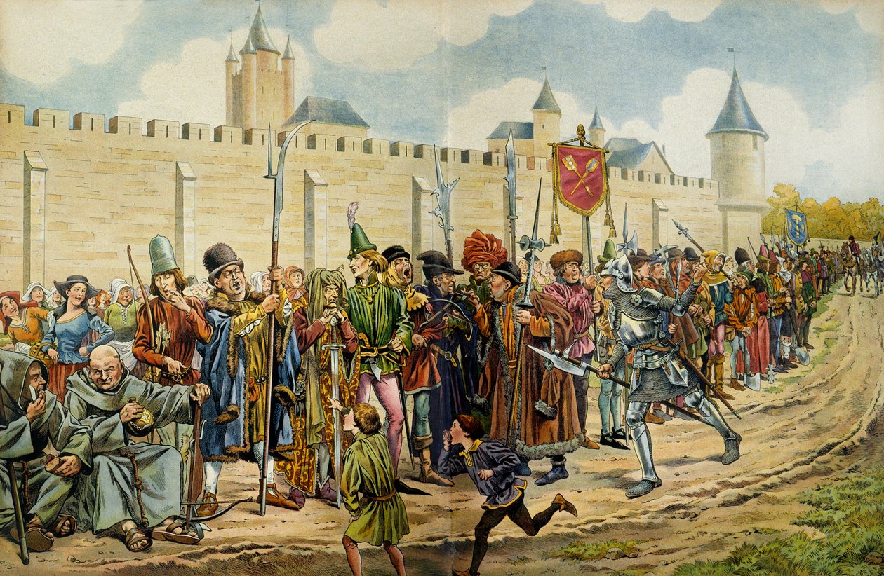 Luís XI da França, conhecido como o Prudente (1423-1483), revisado em 14 de setembro de pseudonym for Onfray de Breville Jacques Job