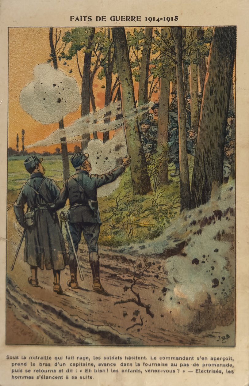 Primeira Guerra Mundial: Oficiais heróicos (ilustração) de pseudonym for Onfray de Breville Jacques Job