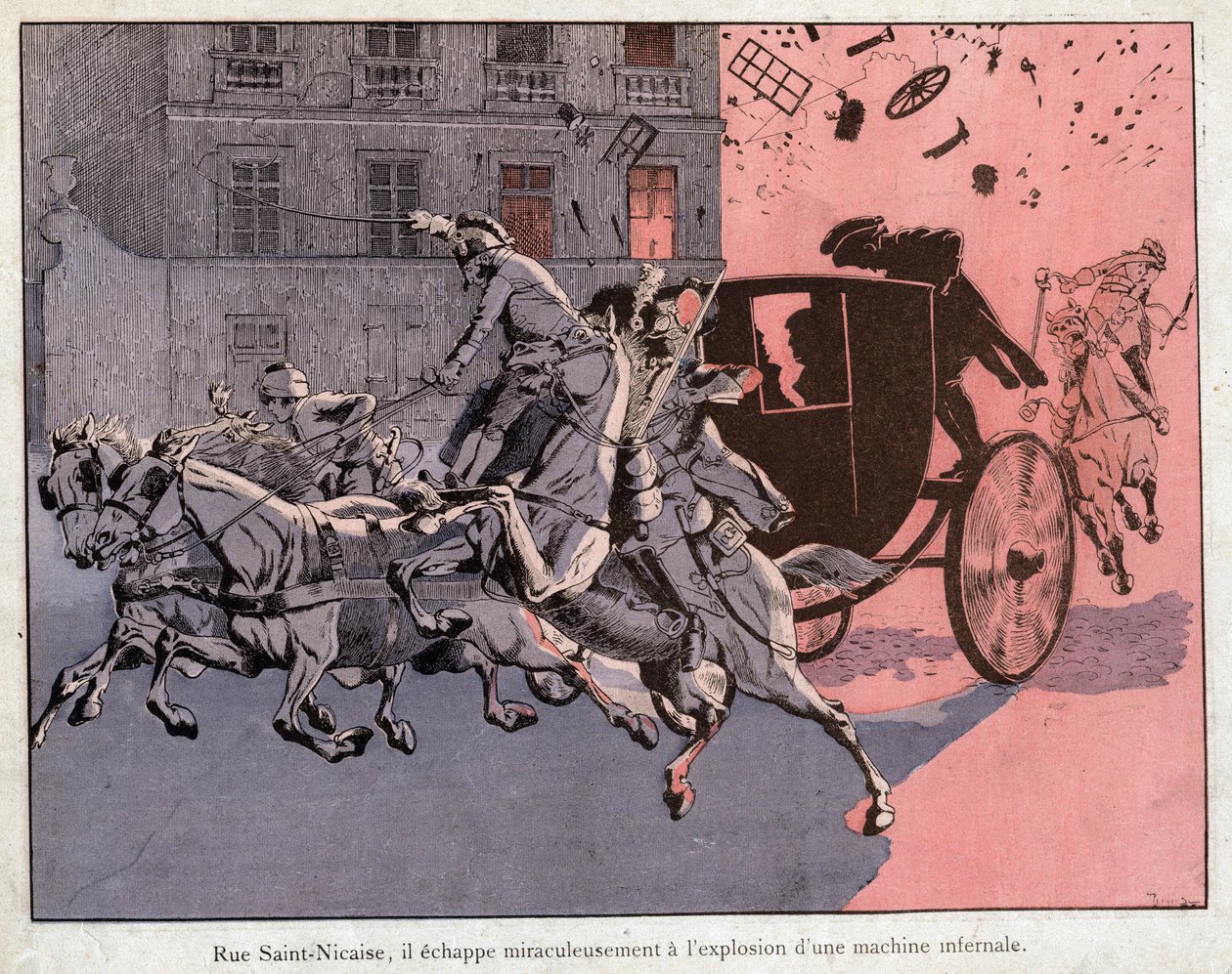 O ataque à rue Saint Nicaise de pseudonym for Onfray de Breville Job