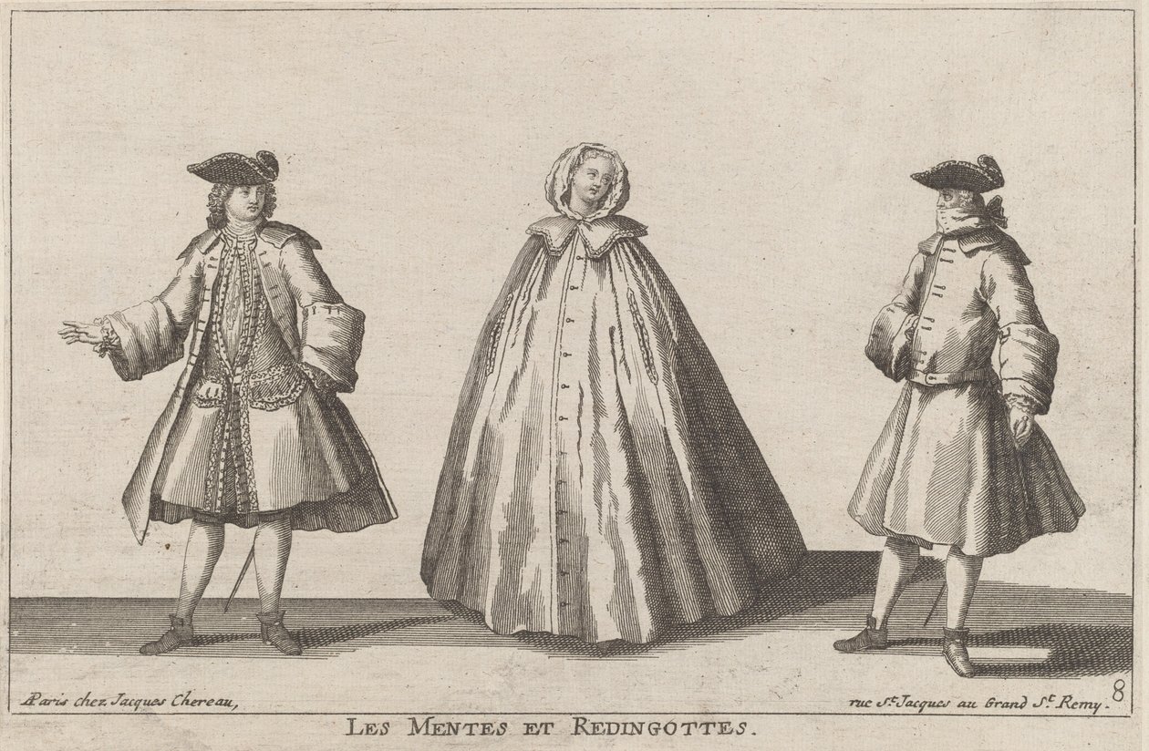 Mentas e Redingotes de published by Jacques Chéreau