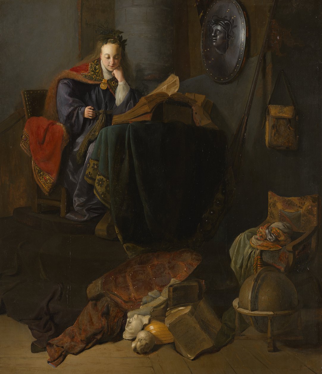 Minerva, 1630 de studio of Rembrandt Harmensz. van Rijn