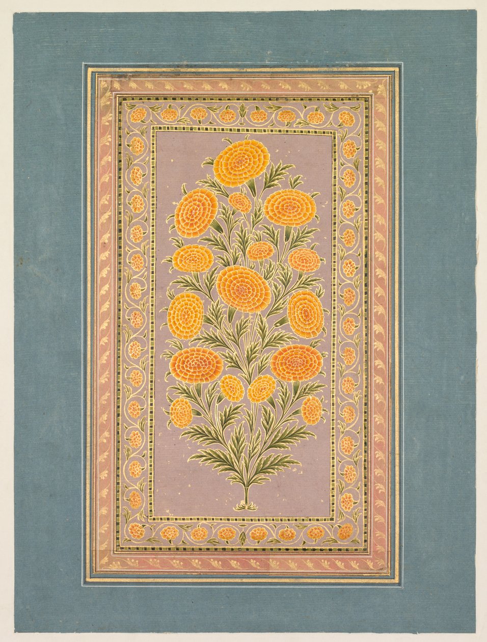 Flor de calêndula de style of Hunhar II