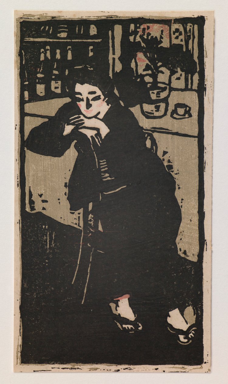 Mulher num Café de Ôta Saburô