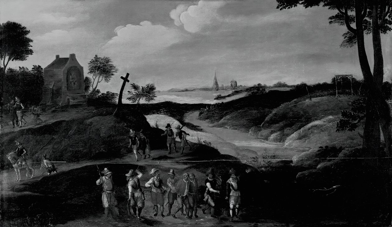 Paisagem com Figuras, c. 160025. de the younger Joos de Momper