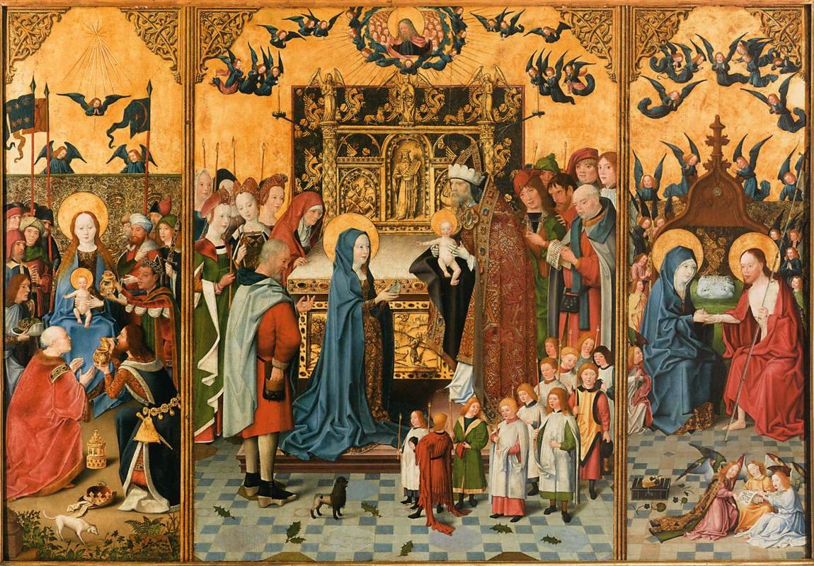 Retábulo das Sete Alegrias de Maria de Unbekannt Unbekannt