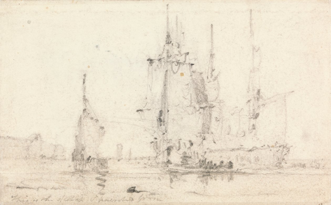 Navios perto da costa de unknown artist
formerly John Constable