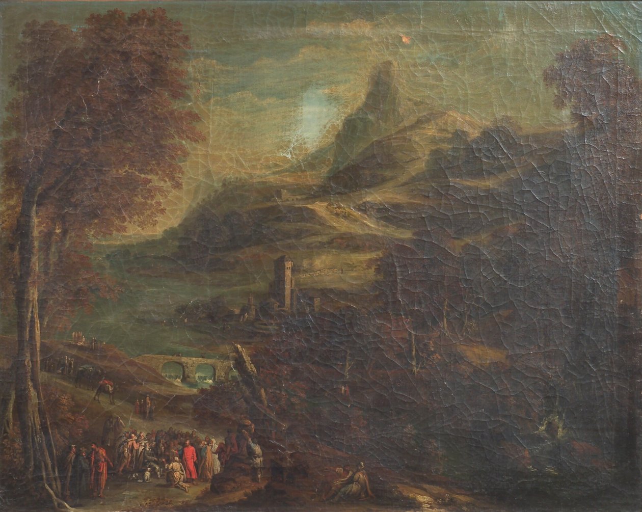 Paisagem com motivos bíblicos de van de Laeter