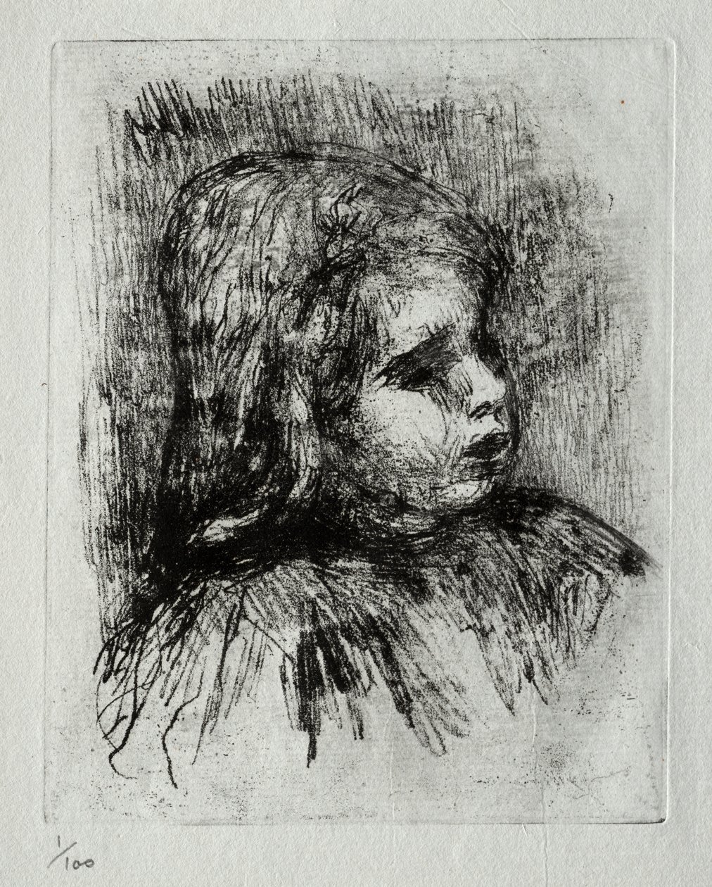 Claude Renoir, três quartos à direita de workshop of Peter Vischer
