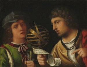 Giovanni Borgherini e o seu tutor (óleo sobre tela)