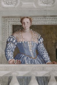 Donna Barbaro e a sua enfermeira, a Sala do Olimpo, detalhe de 2632651 de Veronese
