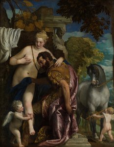 Marte e Vênus Unidos pelo Amor, c.1570 (óleo sobre tela)