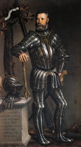 Retrato de Pase Guarienti de Paolo Caliari conhecido como Veronese (1528-1588), óleo sobre tela