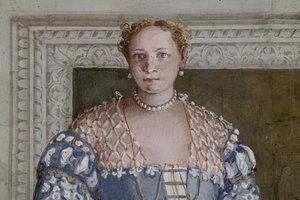 Donna Barbaro, o Salão do Olimpo, detalhe de 2632651 de Veronese
