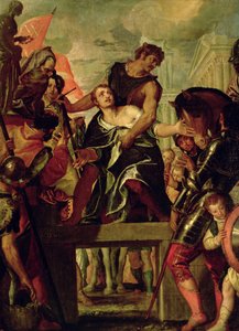 Martírio de St. Menas (d.c.300) (óleo sobre tela) de Veronese