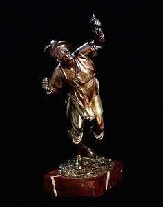 O Apanhador de Pássaros (bronze) de Giambologna
