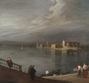 San Cristoforo, San Michele e Murano da Fondamenta Nuove, Veneza de Canaletto