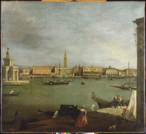 O Bacino di San Marco olhando para o norte (óleo sobre tela)