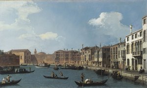 Vista do Canal de Santa Chiara, Veneza, ca. 1730 (óleo)
