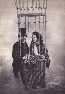 Nadar, fotógrafo e aeronauta francês (fotografia a preto e branco) de (1820 1910) (after) Nadar