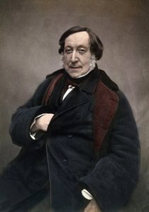 Gioachino (Antonio) Rossini (1792-1868) Compositor italiano. após fotografia de Nadar de Nadar