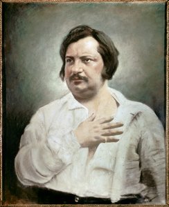 Retrato de Honore Balzac (1799 - 1850), escritor francês de Nadar