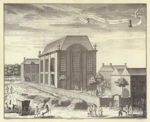 A Sinagoga Portuguesa, Amsterdão (gravura)