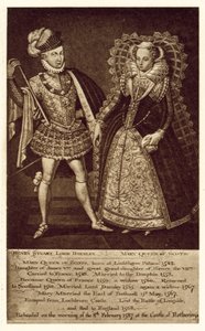 Henry Stuart Lord Darnley, Mary Queen Of Scots (litho) de (after) English School