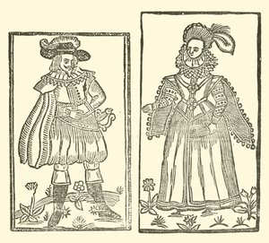Ilustração para As Baladas Roxburghe (xilogravura) de (after) English School