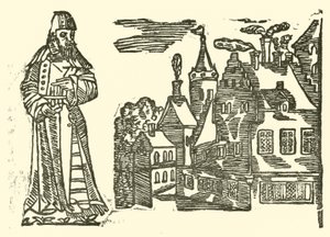 Ilustração para As Baladas Roxburghe (xilogravura) de (after) English School