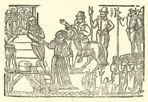 Ilustração para As Baladas Roxburghe (xilogravura) de (after) English School