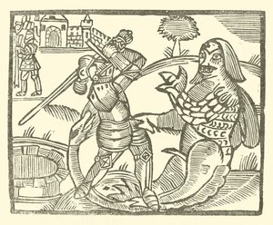 Ilustração para As Baladas Roxburghe (xilogravura) de (after) English School