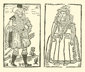 Ilustração para As Baladas Roxburghe (xilogravura) de (after) English School