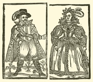 Ilustração para As Baladas Roxburghe (xilogravura) de (after) English School