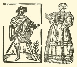 Ilustração para As Baladas Roxburghe (xilogravura) de (after) English School