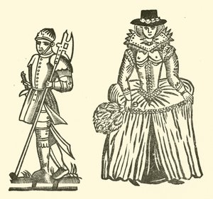 Ilustração para As Baladas Roxburghe (xilogravura) de (after) English School