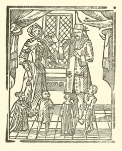 Ilustração para As Baladas Roxburghe (xilogravura) de (after) English School